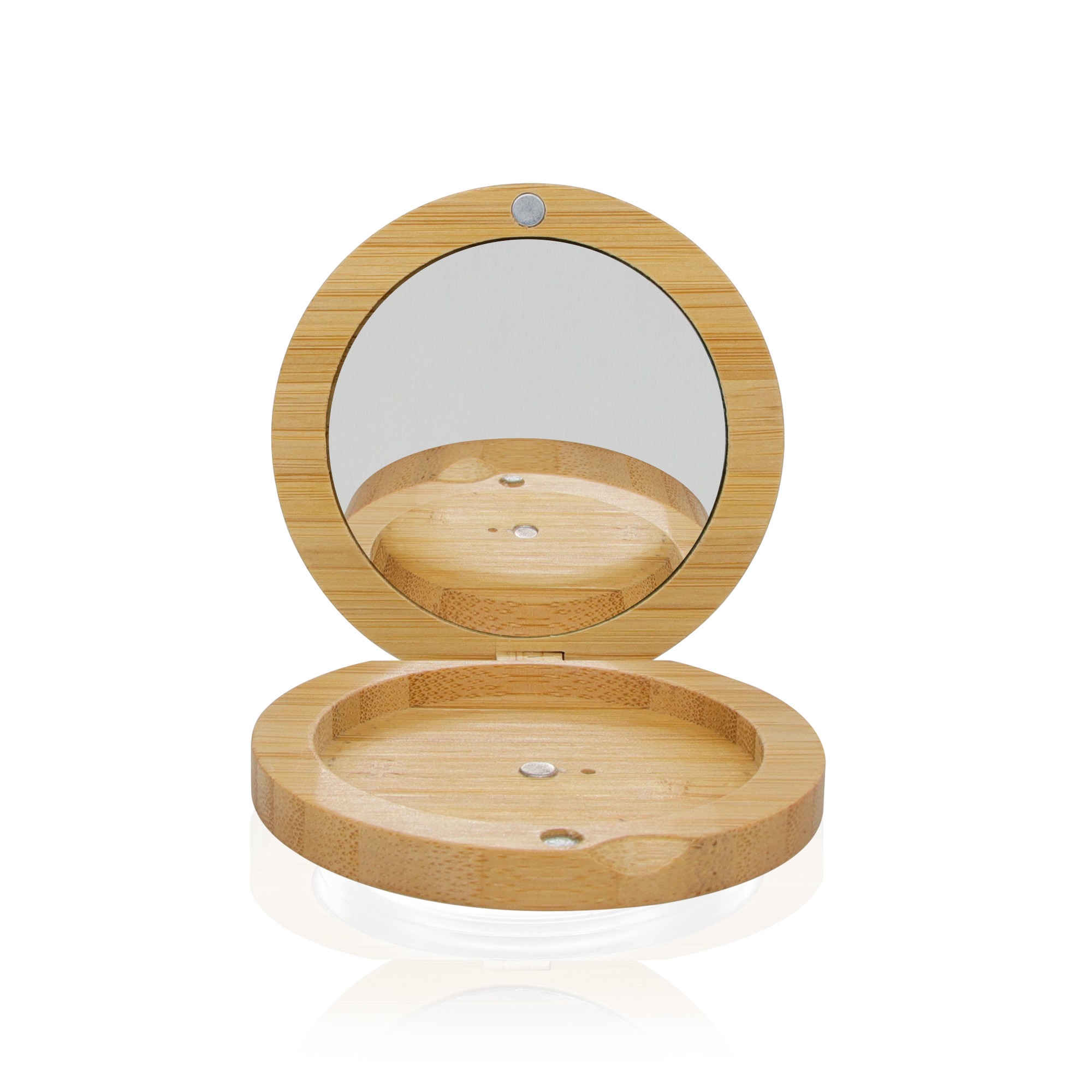 Custom Empty Eyeshadow Palette Packaging Refillable Makeup Case with Bamboo Material Sustainable Cosmetic Packaging Wholesale Custom Empty Eyeshadow Palette Packaging Refillable Makeup Case with Bamboo Material Sustainable Cosmetic Packaging Wholesale