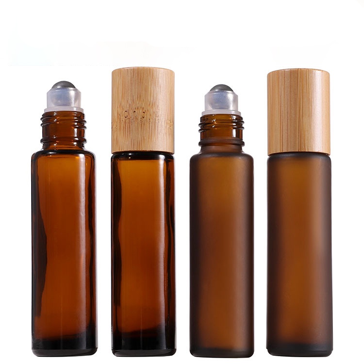 Factory 10ml Amber Roll on Brown with Screw Cap Shape for Skin Care Serum Perfume Packaging Factory 10ml Amber Roll on Brown with Screw Cap Shape for Skin Care Serum Perfume Packaging