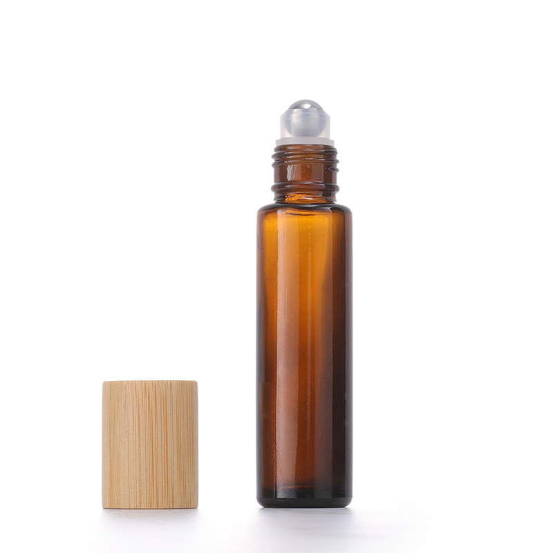 5ml 10ml 15ml Amber Frosted Clear Glass Roller Bottle with Bamboo Lid for Essential Oil Perfume Cosmetic Packaging 5ml 10ml 15ml Amber Frosted Clear Glass Roller Bottle with Bamboo Lid for Essential Oil Perfume Cosmetic Packaging