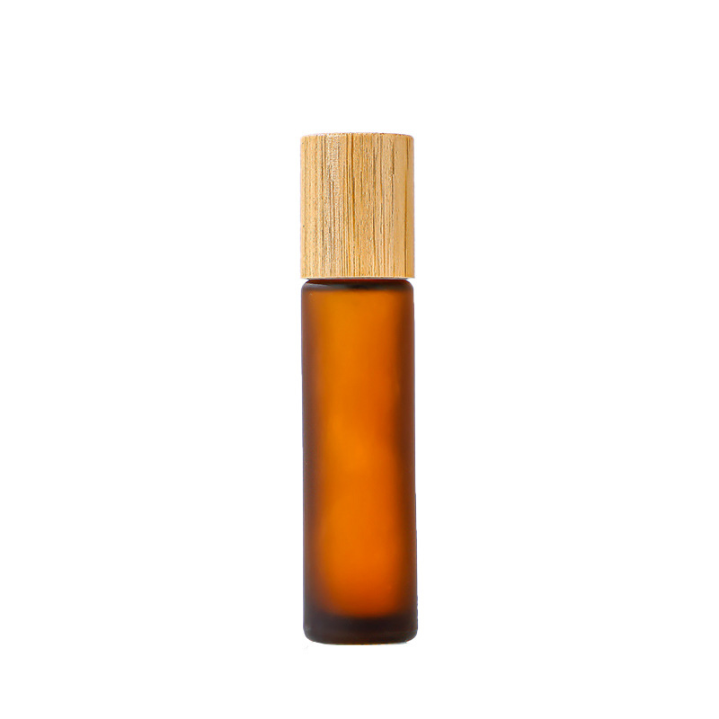 5ml 10ml 15ml Amber Frosted Clear Glass Roller Bottle with Bamboo Lid for Essential Oil Perfume Cosmetic Packaging 5ml 10ml 15ml Amber Frosted Clear Glass Roller Bottle with Bamboo Lid for Essential Oil Perfume Cosmetic Packaging