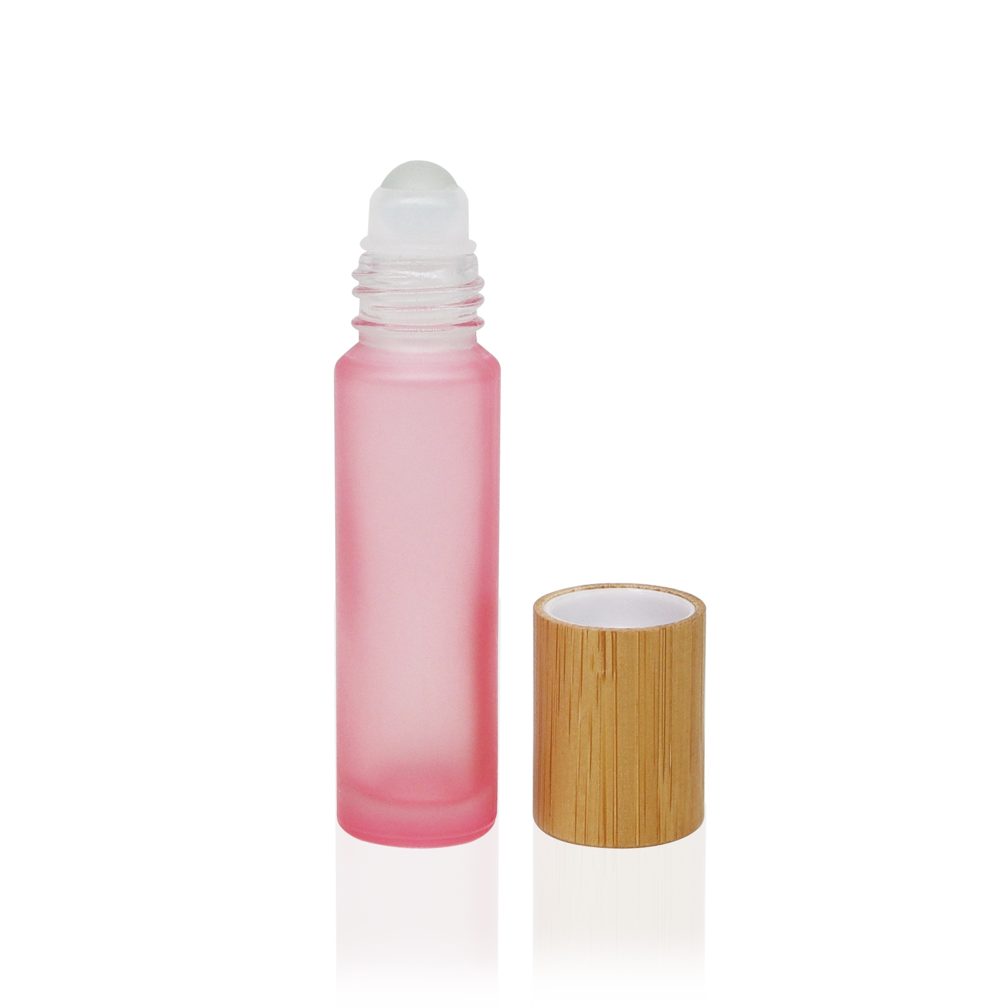 Essential Oil Roller Bottle 15ml Refillable Amber Glass Bamboo Cap Cosmetic Liquid Cylinder Roll Perfume Silk Screen Printing Essential Oil Roller Bottle 15ml Refillable Amber Glass Bamboo Cap Cosmetic Liquid Cylinder Roll Perfume Silk Screen Printing