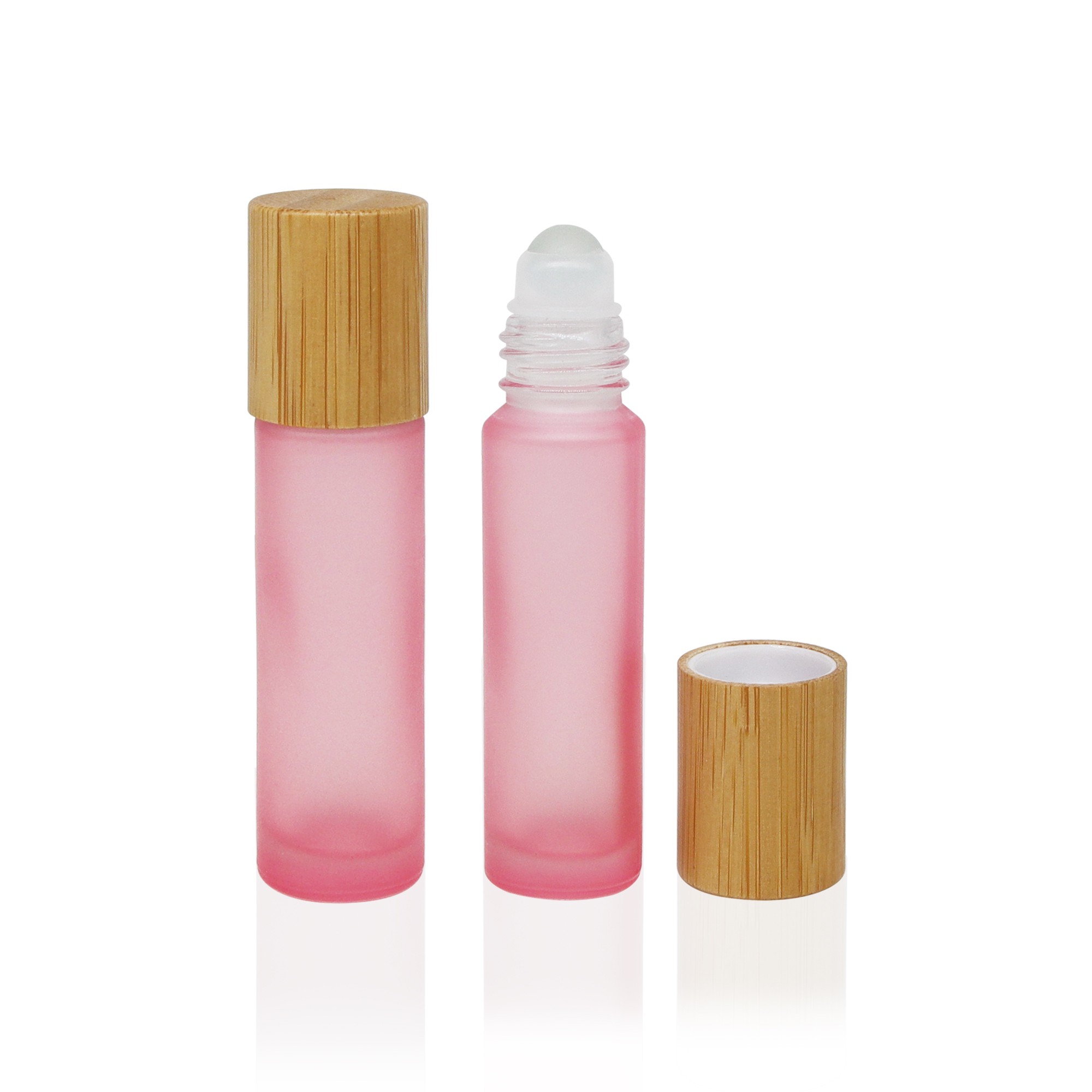 Essential Oil Roller Bottle 15ml Refillable Amber Glass Bamboo Cap Cosmetic Liquid Cylinder Roll Perfume Silk Screen Printing Essential Oil Roller Bottle 15ml Refillable Amber Glass Bamboo Cap Cosmetic Liquid Cylinder Roll Perfume Silk Screen Printing