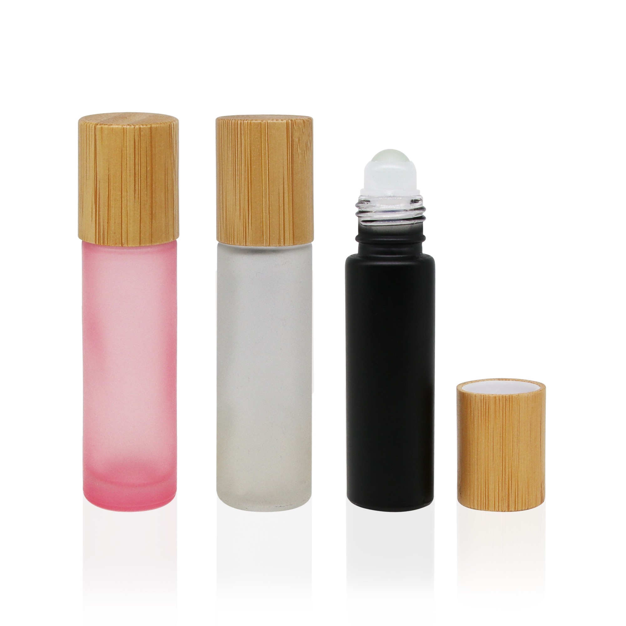 Essential Oil Roller Bottle 15ml Refillable Amber Glass Bamboo Cap Cosmetic Liquid Cylinder Roll Perfume Silk Screen Printing Essential Oil Roller Bottle 15ml Refillable Amber Glass Bamboo Cap Cosmetic Liquid Cylinder Roll Perfume Silk Screen Printing