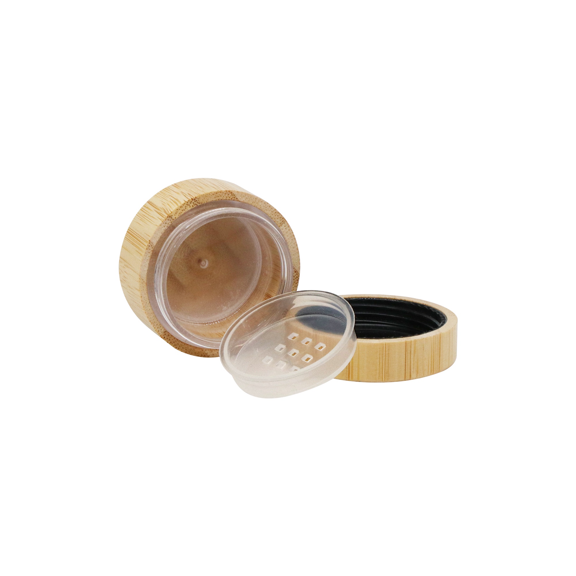 New Natural Organic 20g Bamboo Powder Container with Bamboo Sifter Refillable Jar for Cosmetic Makeup Packaging New Natural Organic 20g Bamboo Powder Container with Bamboo Sifter Refillable Jar for Cosmetic Makeup Packaging