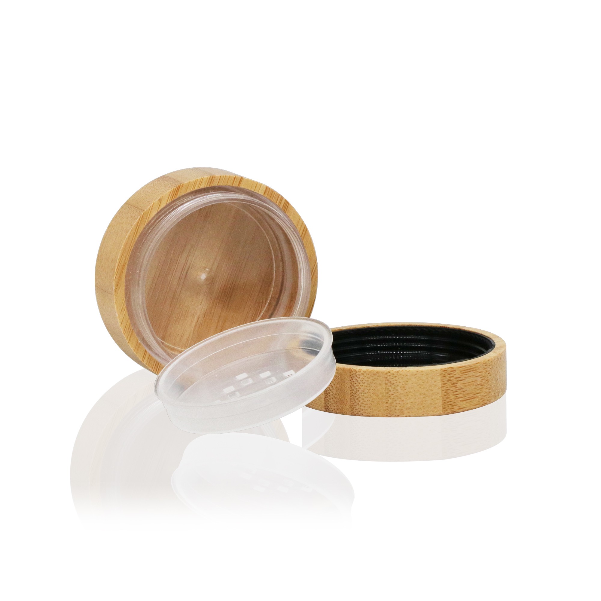 New Natural Organic 20g Bamboo Powder Container with Bamboo Sifter Refillable Jar for Cosmetic Makeup Packaging New Natural Organic 20g Bamboo Powder Container with Bamboo Sifter Refillable Jar for Cosmetic Makeup Packaging