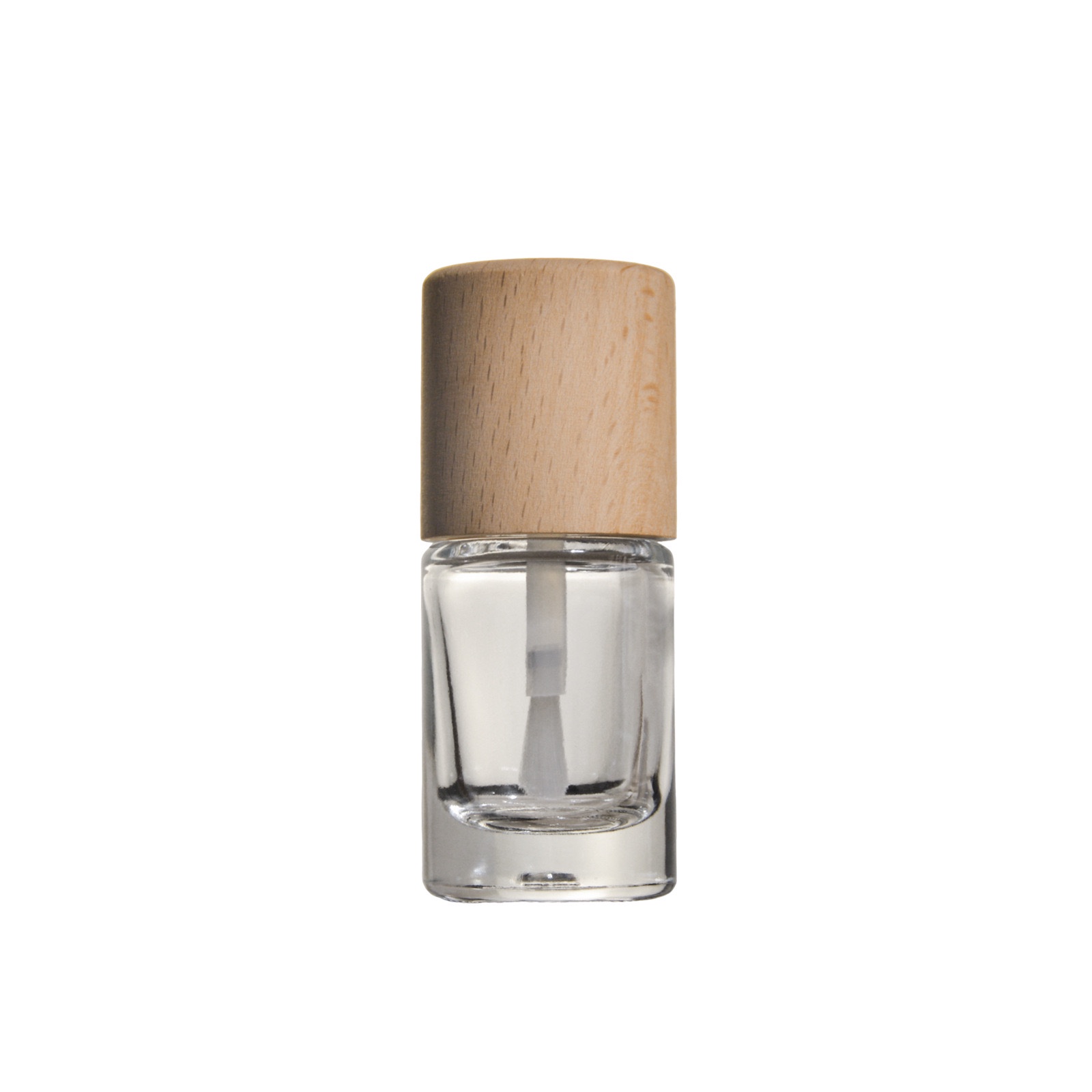Reusable New Custom Empty 15ml Round Glass Gel Nail Polish Bottles With Bamboo Wood Top Cap Brush Reusable New Custom Empty 15ml Round Glass Gel Nail Polish Bottles With Bamboo Wood Top Cap Brush