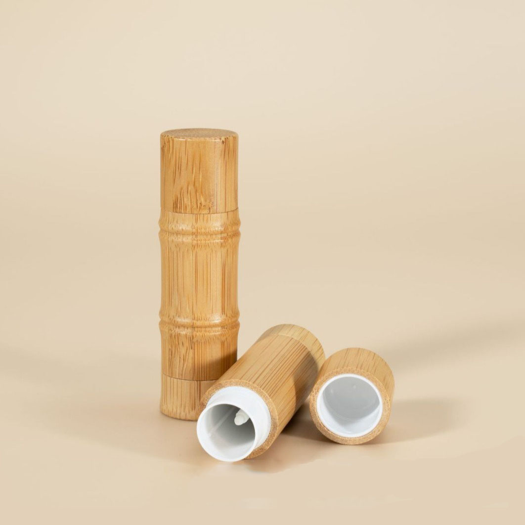 Custom OEM Natural Bamboo Lipstick Tube 5g Empty Eco Friendly Wooden Lip Balm Container Cosmetic Packaging for Personal Care Custom OEM Natural Bamboo Lipstick Tube 5g Empty Eco Friendly Wooden Lip Balm Container Cosmetic Packaging for Personal Care