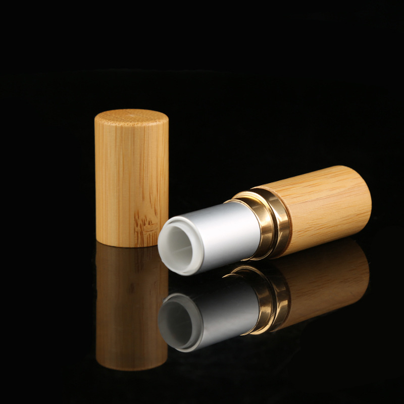 Luxury Custom Empty Lip Gloss Tubes Bamboo Lip Balm Tube Packaging Chapstick Container Lip Stick Tube Luxury Custom Empty Lip Gloss Tubes Bamboo Lip Balm Tube Packaging Chapstick Container Lip Stick Tube