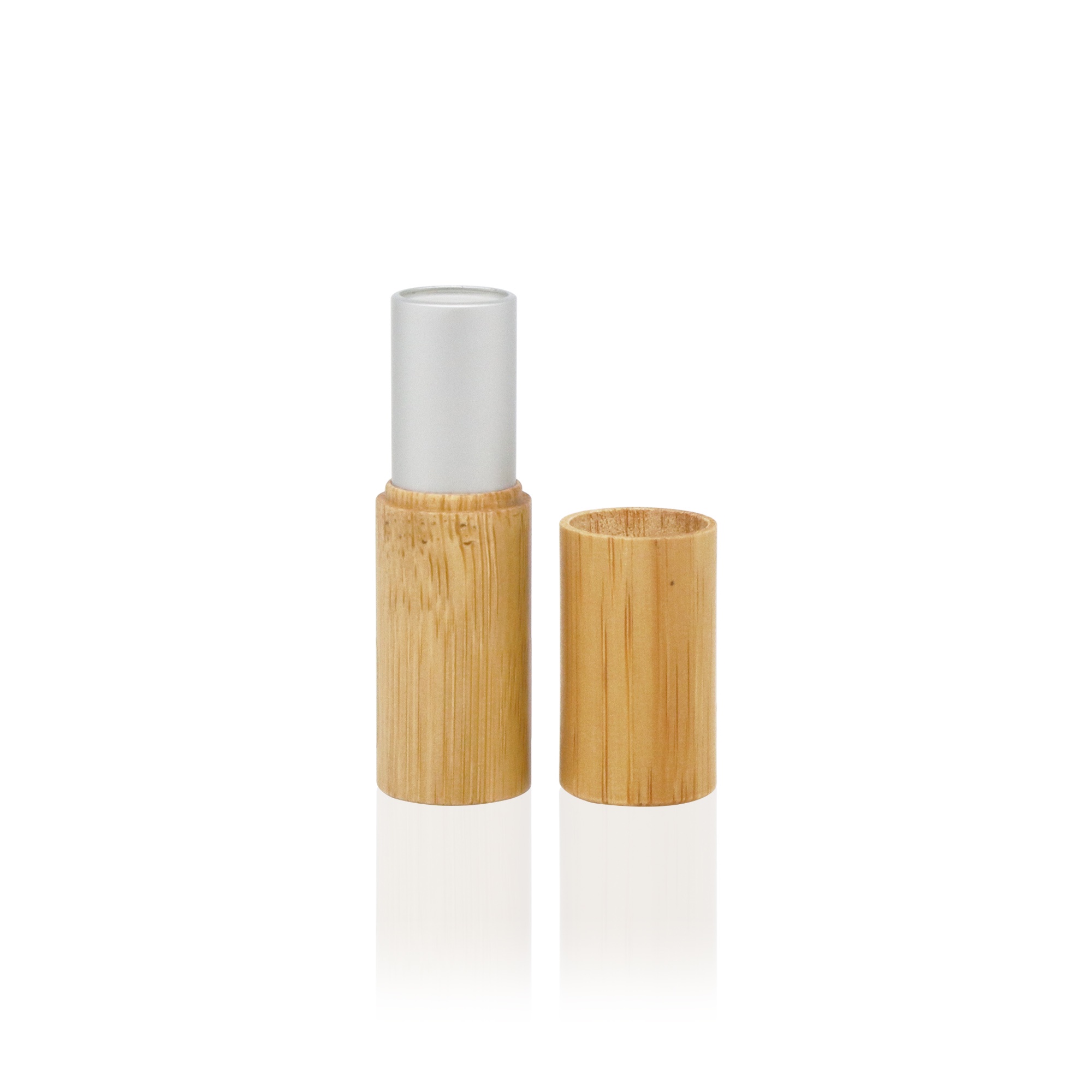 Eco Friendly Natura Bamboo Cosmetic Lip Balm Packaging Empty Refillable Lip Balm Tube With Customize Logo Engraving Eco Friendly Natura Bamboo Cosmetic Lip Balm Packaging Empty Refillable Lip Balm Tube With Customize Logo Engraving
