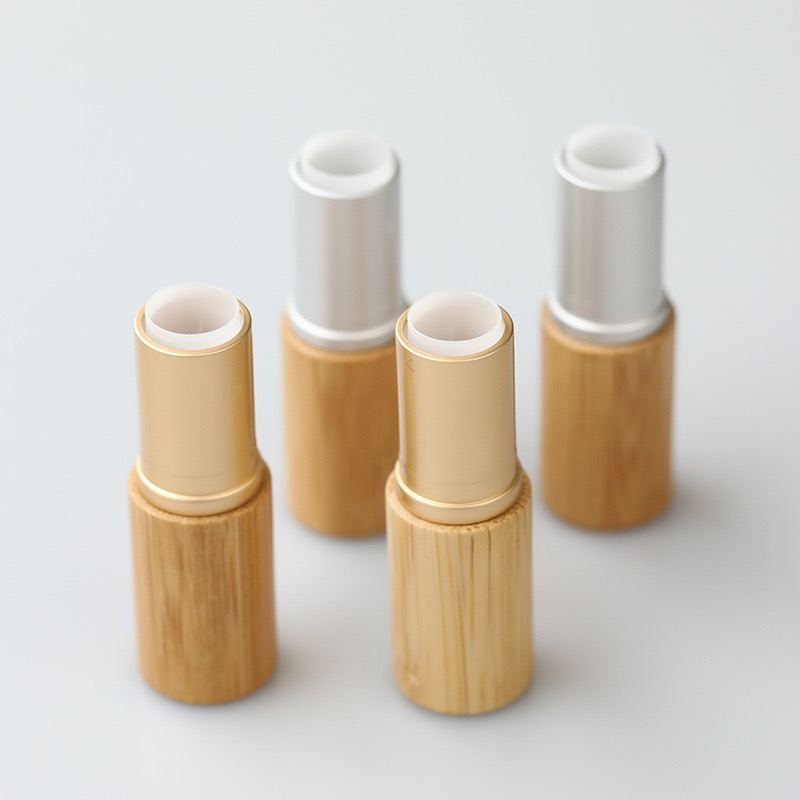 Eco Friendly Natura Bamboo Cosmetic Lip Balm Packaging Empty Refillable Lip Balm Tube With Customize Logo Engraving Eco Friendly Natura Bamboo Cosmetic Lip Balm Packaging Empty Refillable Lip Balm Tube With Customize Logo Engraving