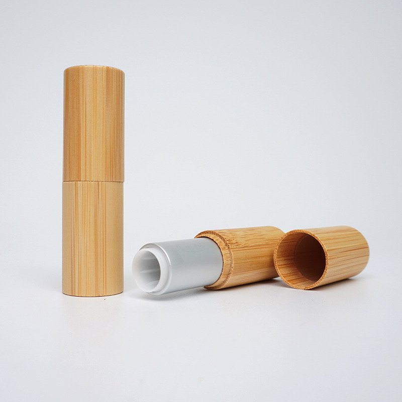 Eco Friendly Custom Logo Hot-selling Tube Empty Private Lip Balm Container Bamboo Lip Gloss Tube Eco Friendly Custom Logo Hot-selling Tube Empty Private Lip Balm Container Bamboo Lip Gloss Tube