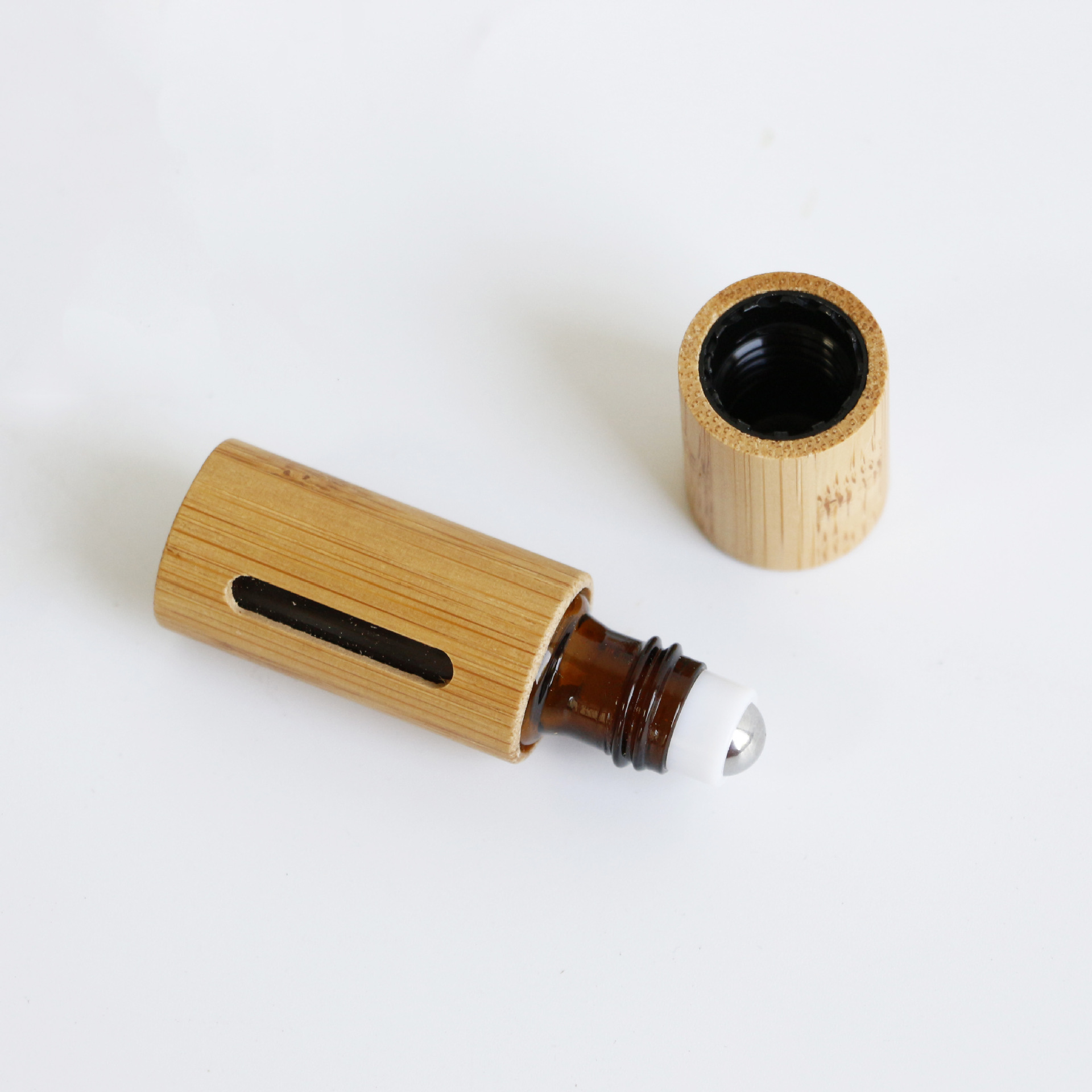 Custom Logo 10ml Full Bamboo Rollerball Bottle Packaging Bamboo Essential Oil Bottle for Engraving Cosmetic Packaging Custom Logo 10ml Full Bamboo Rollerball Bottle Packaging Bamboo Essential Oil Bottle for Engraving Cosmetic Packaging