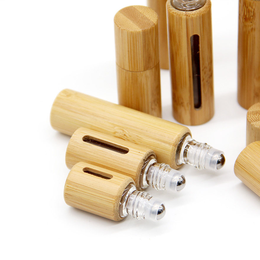 Custom Logo 10ml Full Bamboo Rollerball Bottle Packaging Bamboo Essential Oil Bottle for Engraving Cosmetic Packaging Custom Logo 10ml Full Bamboo Rollerball Bottle Packaging Bamboo Essential Oil Bottle for Engraving Cosmetic Packaging