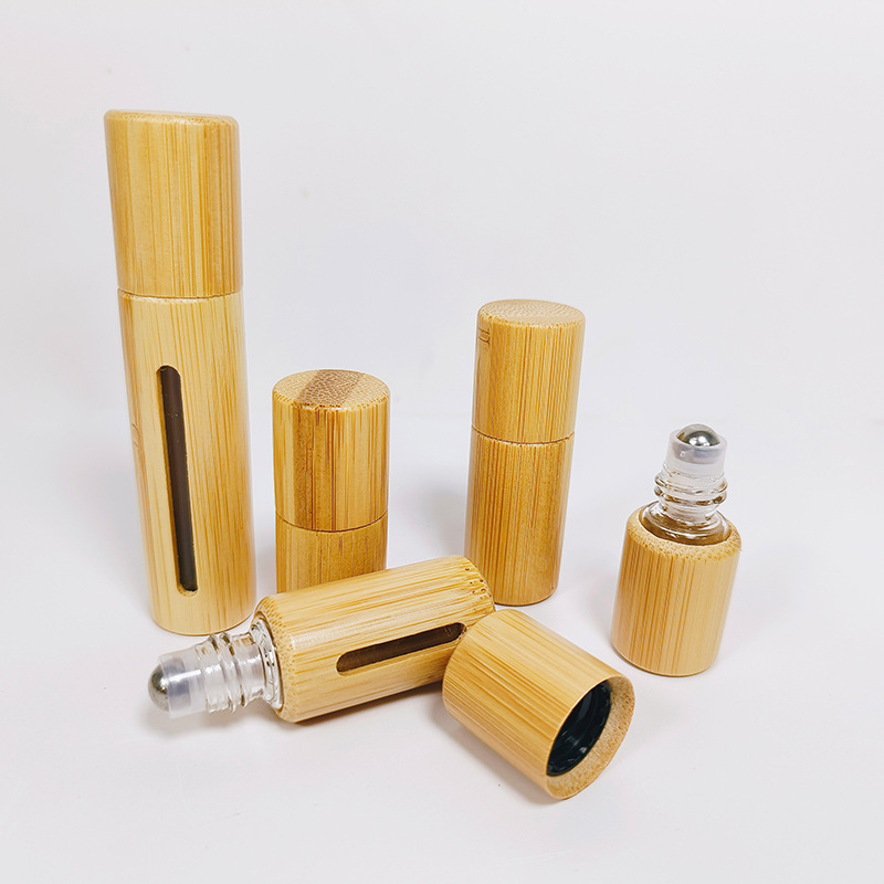Custom Logo 10ml Full Bamboo Rollerball Bottle Packaging Bamboo Essential Oil Bottle for Engraving Cosmetic Packaging Custom Logo 10ml Full Bamboo Rollerball Bottle Packaging Bamboo Essential Oil Bottle for Engraving Cosmetic Packaging