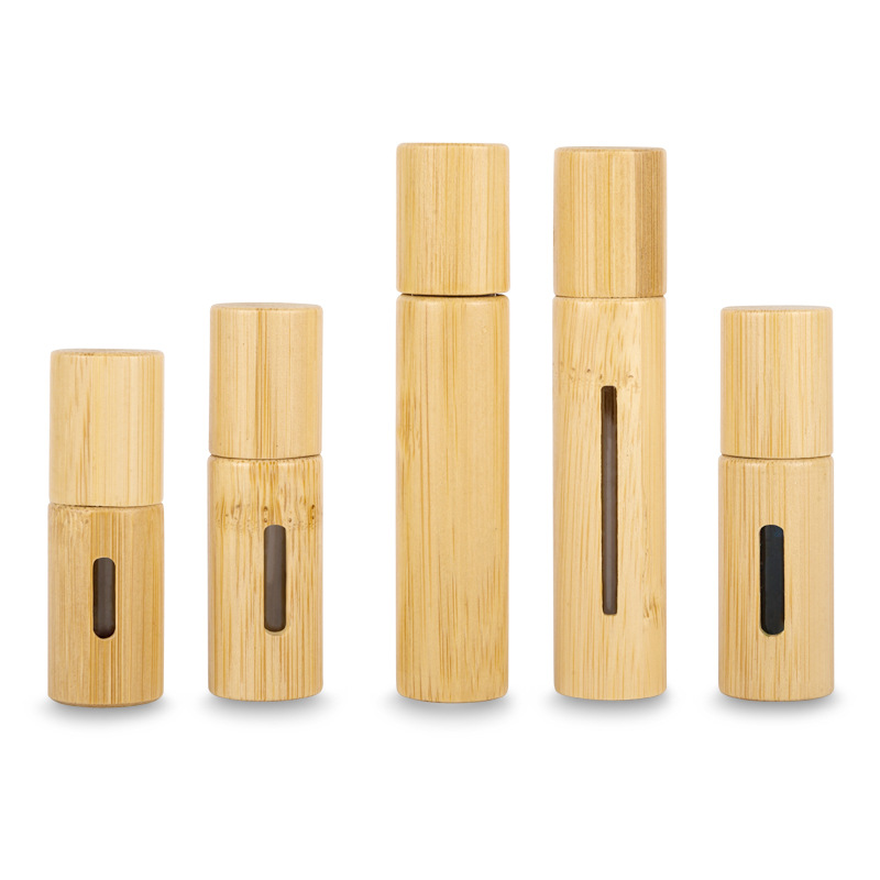 Custom Logo 10ml Full Bamboo Rollerball Bottle Packaging Bamboo Essential Oil Bottle for Engraving Cosmetic Packaging Custom Logo 10ml Full Bamboo Rollerball Bottle Packaging Bamboo Essential Oil Bottle for Engraving Cosmetic Packaging