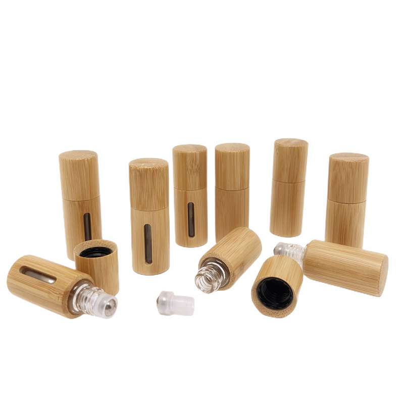 Custom Logo 10ml Full Bamboo Rollerball Bottle Packaging Bamboo Essential Oil Bottle for Engraving Cosmetic Packaging Custom Logo 10ml Full Bamboo Rollerball Bottle Packaging Bamboo Essential Oil Bottle for Engraving Cosmetic Packaging