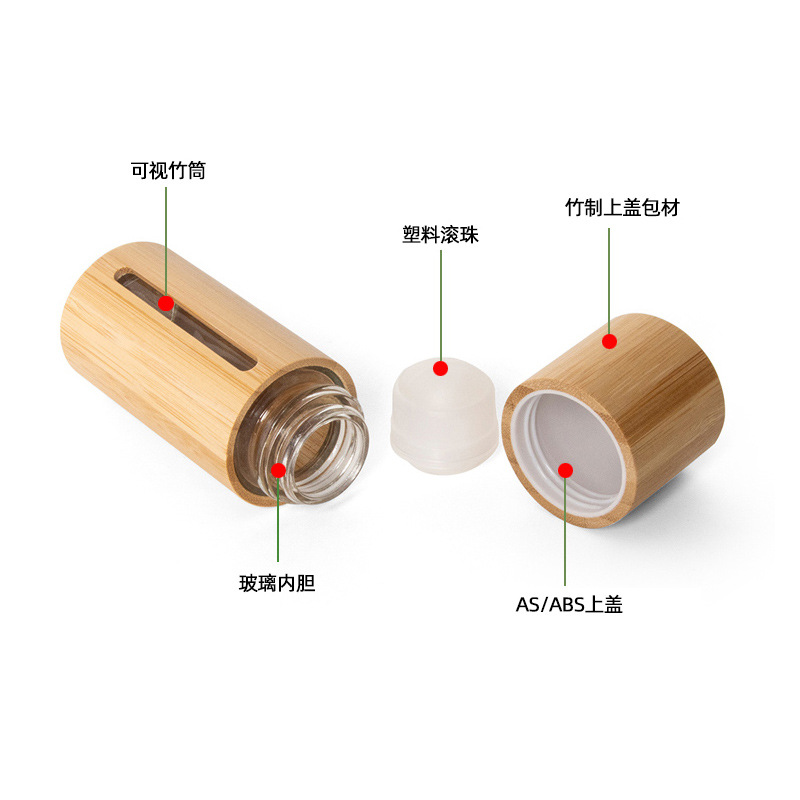 Custom Logo 10ml Full Bamboo Rollerball Bottle Packaging Bamboo Essential Oil Bottle for Engraving Cosmetic Packaging Custom Logo 10ml Full Bamboo Rollerball Bottle Packaging Bamboo Essential Oil Bottle for Engraving Cosmetic Packaging