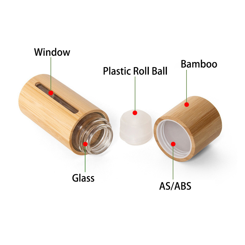 Custom Logo 10ml Full Bamboo Rollerball Bottle Packaging Bamboo Essential Oil Bottle for Engraving Cosmetic Packaging Custom Logo 10ml Full Bamboo Rollerball Bottle Packaging Bamboo Essential Oil Bottle for Engraving Cosmetic Packaging