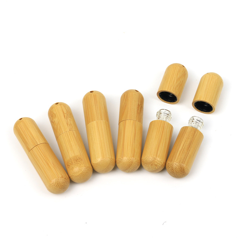 In Stock Empty Glass Bamboo Roll on Bottle with Clear Window 3ml 5ml 10ml Steel Roller Ball Essential Oil Perfume Packaging In Stock Empty Glass Bamboo Roll on Bottle with Clear Window 3ml 5ml 10ml Steel Roller Ball Essential Oil Perfume Packaging