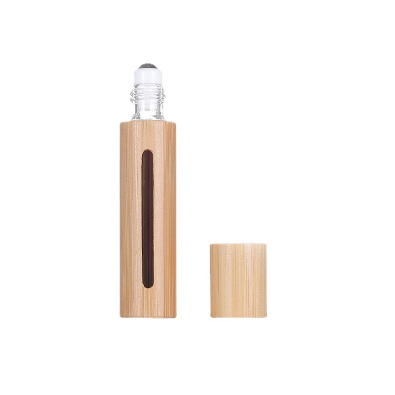 In Stock Empty Glass Bamboo Roll on Bottle with Clear Window 3ml 5ml 10ml Steel Roller Ball Essential Oil Perfume Packaging In Stock Empty Glass Bamboo Roll on Bottle with Clear Window 3ml 5ml 10ml Steel Roller Ball Essential Oil Perfume Packaging