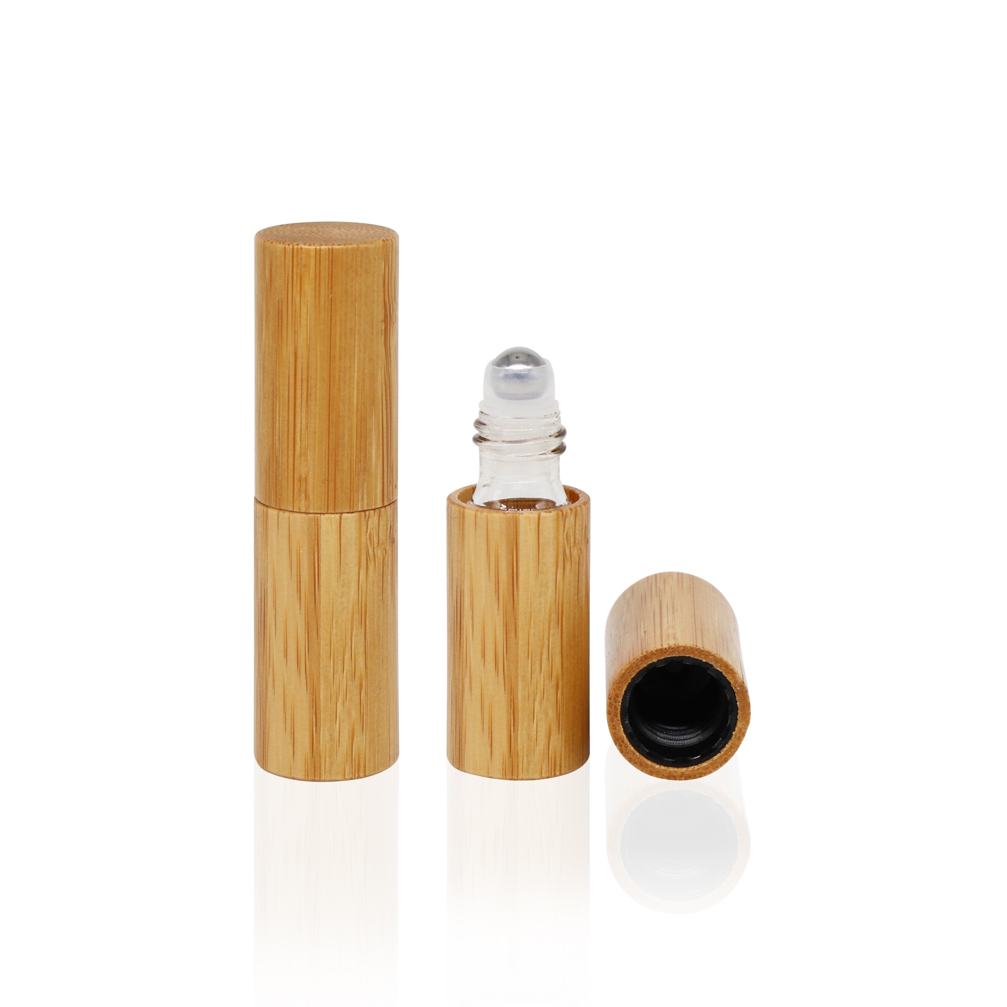 In Stock Empty Glass Bamboo Roll on Bottle with Clear Window 3ml 5ml 10ml Steel Roller Ball Essential Oil Perfume Packaging In Stock Empty Glass Bamboo Roll on Bottle with Clear Window 3ml 5ml 10ml Steel Roller Ball Essential Oil Perfume Packaging