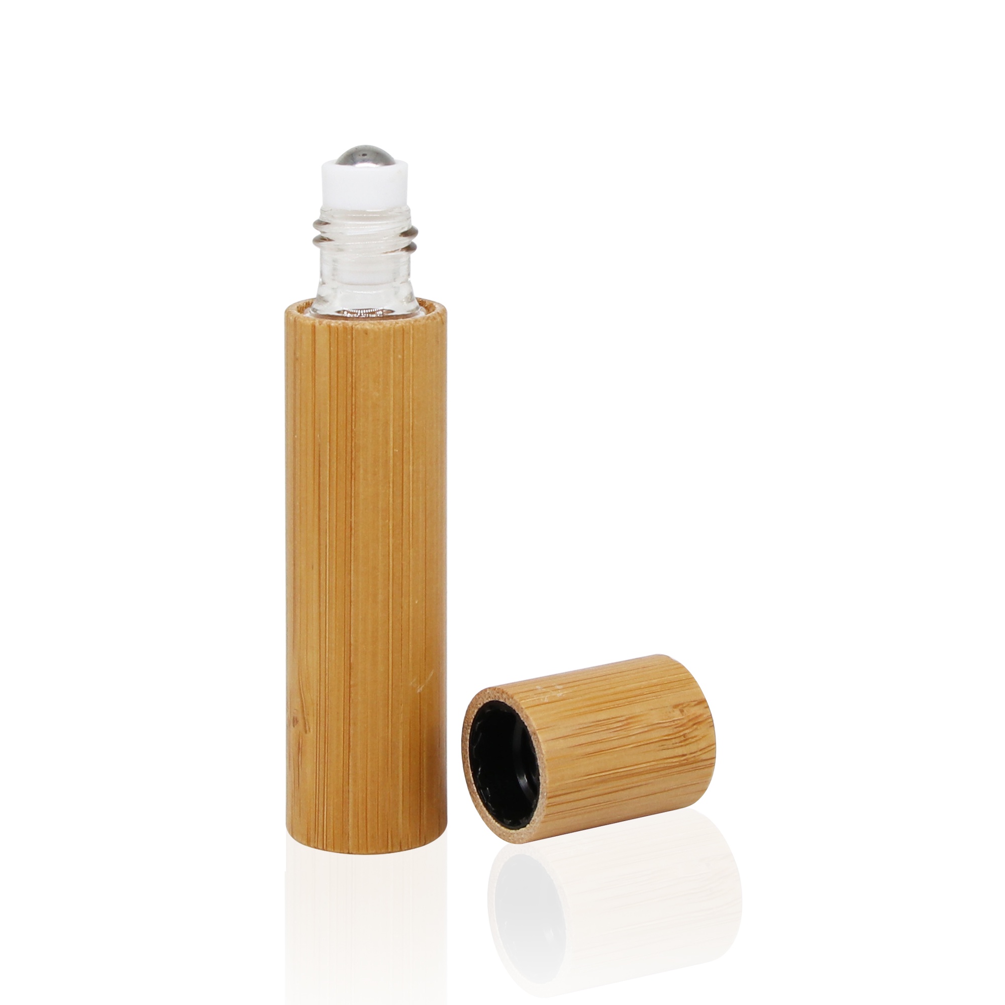Eco-friendly Empty Personal Care Glass Roller Bottle 10ml Bamboo Perfume Bottle Refillable Bamboo Roll on Eco-friendly Empty Personal Care Glass Roller Bottle 10ml Bamboo Perfume Bottle Refillable Bamboo Roll on