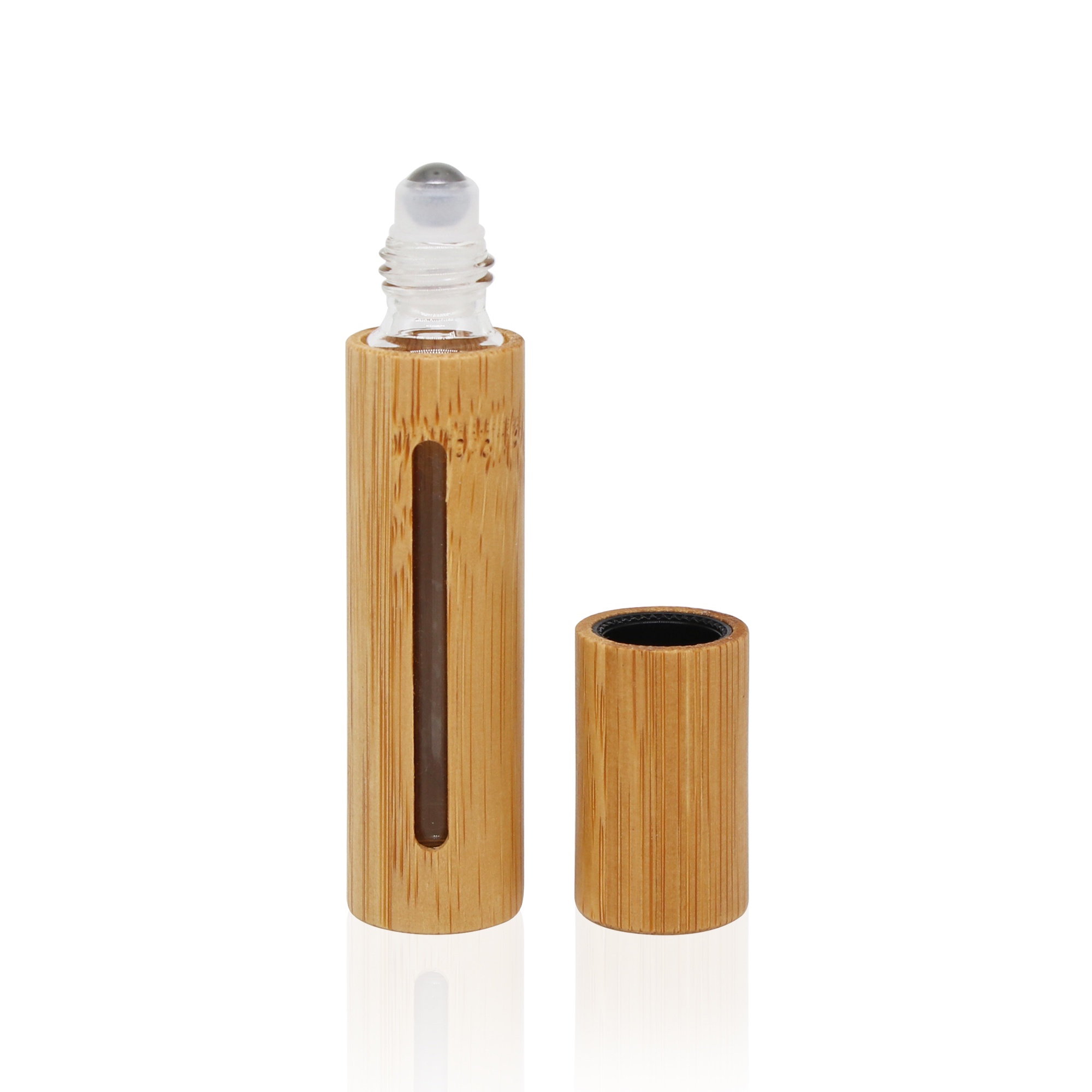 In Stock Empty Glass Bamboo Roll on Bottle with Clear Window 3ml 5ml 10ml Steel Roller Ball Essential Oil Perfume Packaging In Stock Empty Glass Bamboo Roll on Bottle with Clear Window 3ml 5ml 10ml Steel Roller Ball Essential Oil Perfume Packaging
