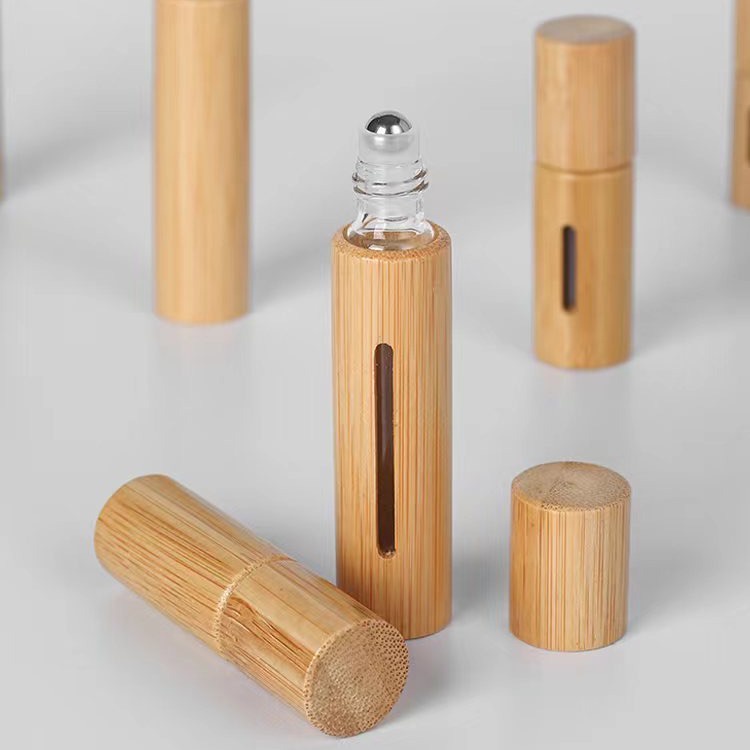 In Stock Empty Glass Bamboo Roll on Bottle with Clear Window 3ml 5ml 10ml Steel Roller Ball Essential Oil Perfume Packaging In Stock Empty Glass Bamboo Roll on Bottle with Clear Window 3ml 5ml 10ml Steel Roller Ball Essential Oil Perfume Packaging