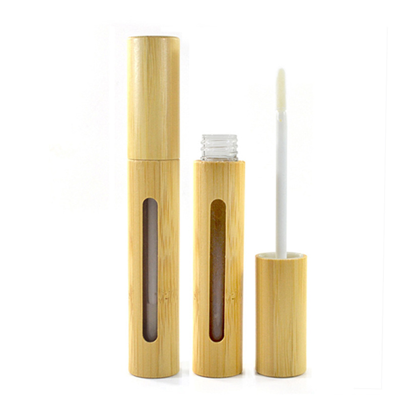 Custom Eyeliner Mascara Tube Empty 10ml Liquid Eyelinder Glass Bottle with Bamboo Cap Custom Eyeliner Mascara Tube Empty 10ml Liquid Eyelinder Glass Bottle with Bamboo Cap