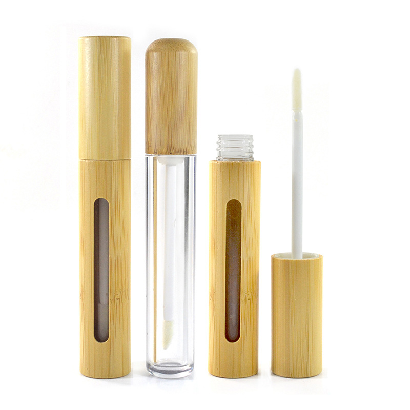 Eco Friendly Eyeliner Tran Tube Glass Bamboo Bottle for Personal Care Packaging Eco Friendly Eyeliner Tran Tube Glass Bamboo Bottle for Personal Care Packaging