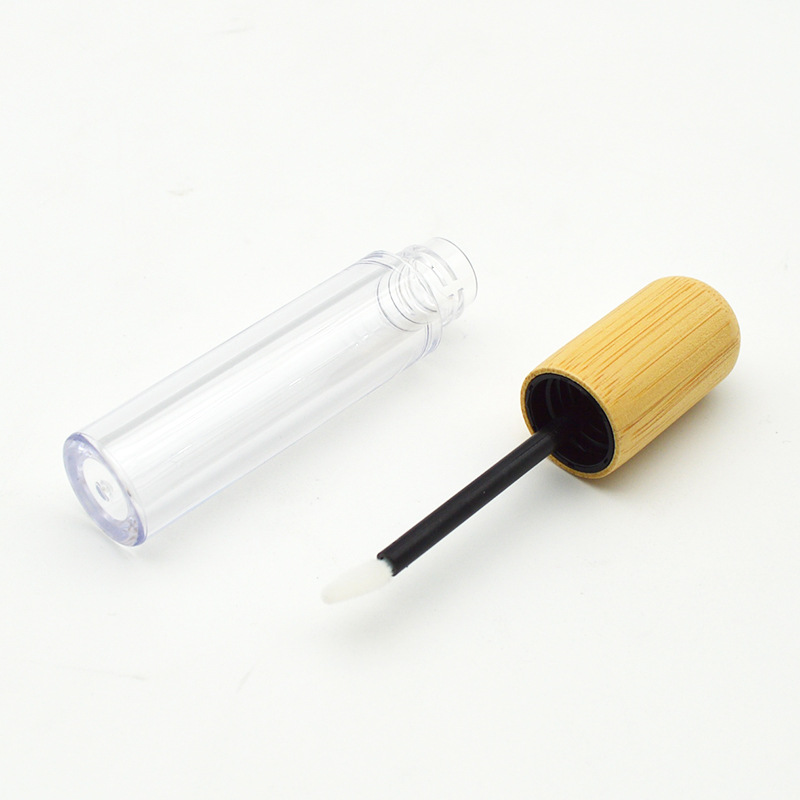 Eco Friendly 10ml Eco Friendly Empty Bamboo Cosmetic Round Container Lip Gloss Clear Tube Packaging Eco Friendly 10ml Eco Friendly Empty Bamboo Cosmetic Round Container Lip Gloss Clear Tube Packaging