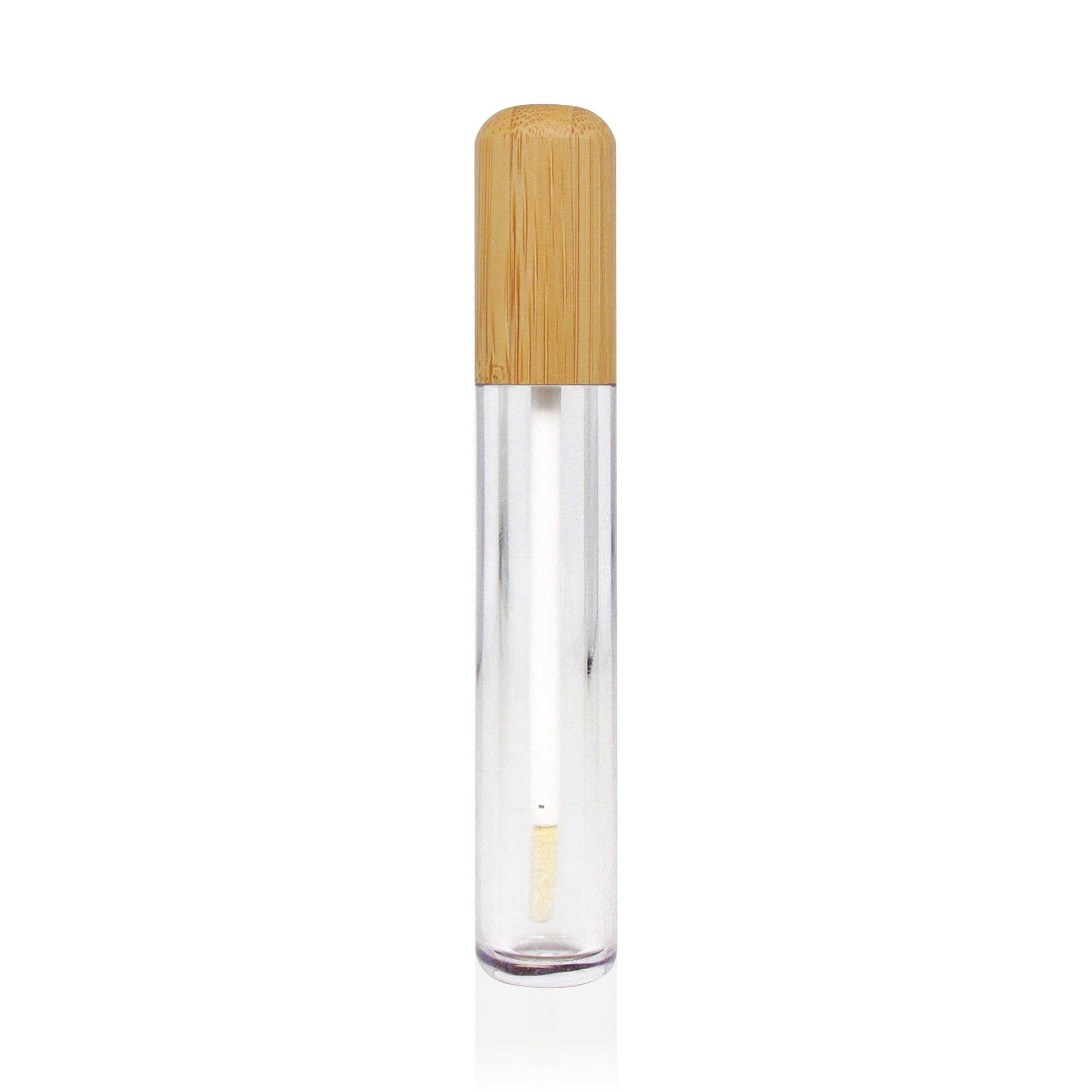 Eco Friendly 10ml Eco Friendly Empty Bamboo Cosmetic Round Container Lip Gloss Clear Tube Packaging Eco Friendly 10ml Eco Friendly Empty Bamboo Cosmetic Round Container Lip Gloss Clear Tube Packaging