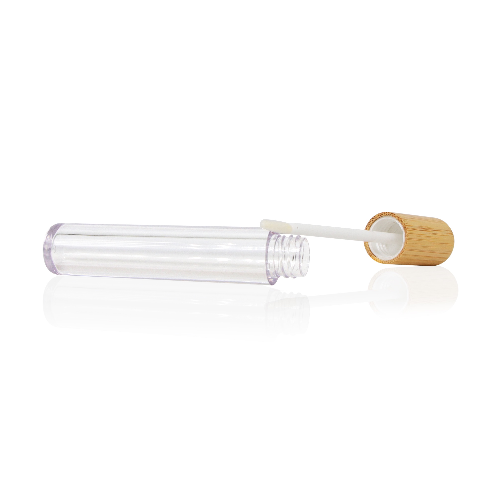 Eco Friendly 10ml Eco Friendly Empty Bamboo Cosmetic Round Container Lip Gloss Clear Tube Packaging Eco Friendly 10ml Eco Friendly Empty Bamboo Cosmetic Round Container Lip Gloss Clear Tube Packaging