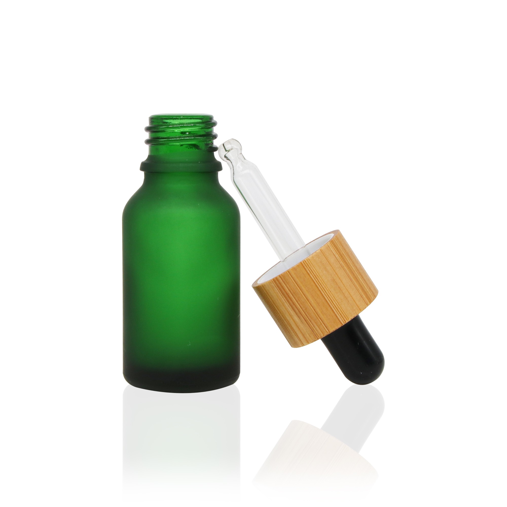 Luxury 10ml Frosted Green Glass Cosmetic Face Serum Bottles Essential Oil Round Dropper Bottle Luxury 10ml Frosted Green Glass Cosmetic Face Serum Bottles Essential Oil Round Dropper Bottle