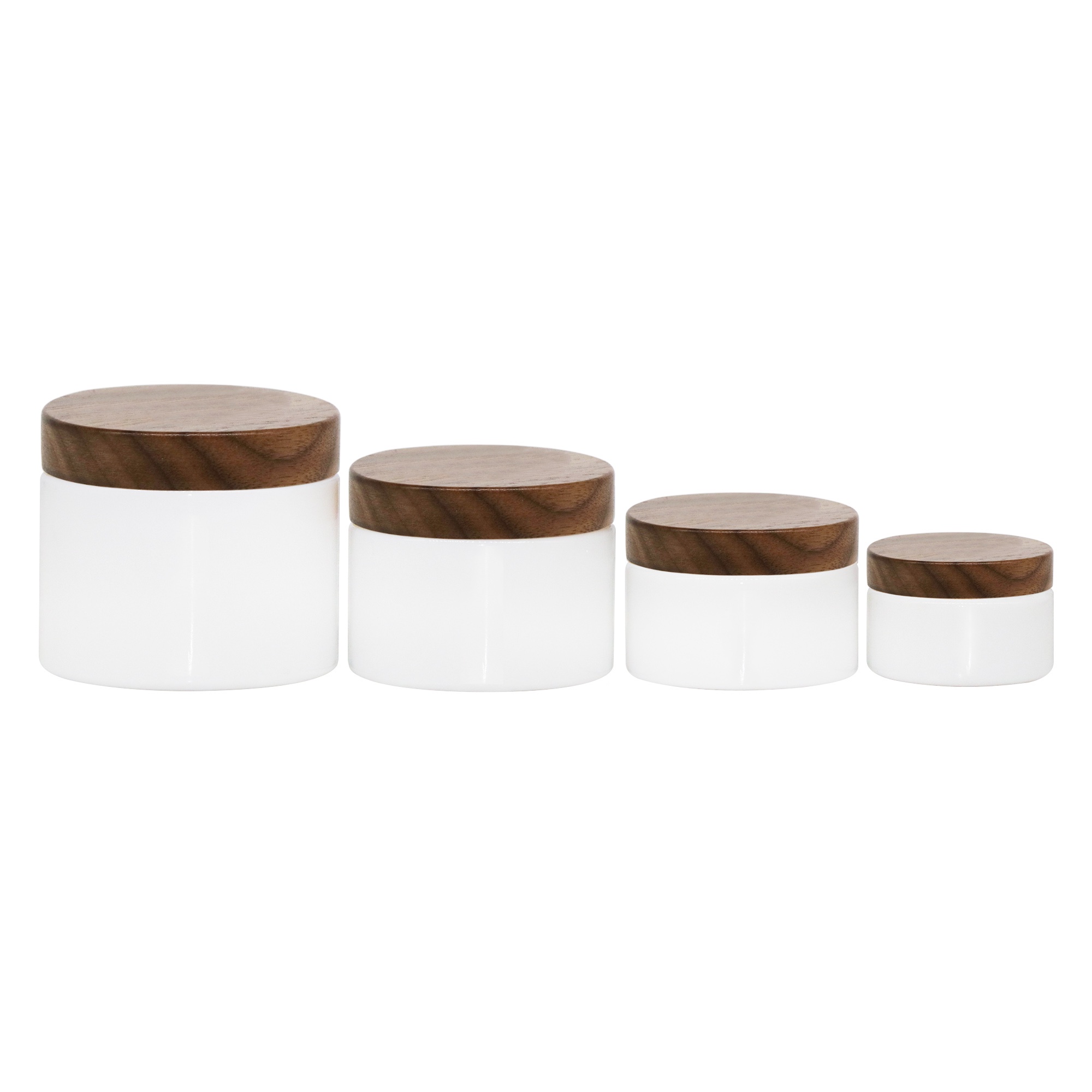 High-quality 30ml Glass Skin Care Cream Jar with Bamboo Lid Flat Shape Screw Cap for Face Cream Personal Care Packaging High-quality 30ml Glass Skin Care Cream Jar with Bamboo Lid Flat Shape Screw Cap for Face Cream Personal Care Packaging
