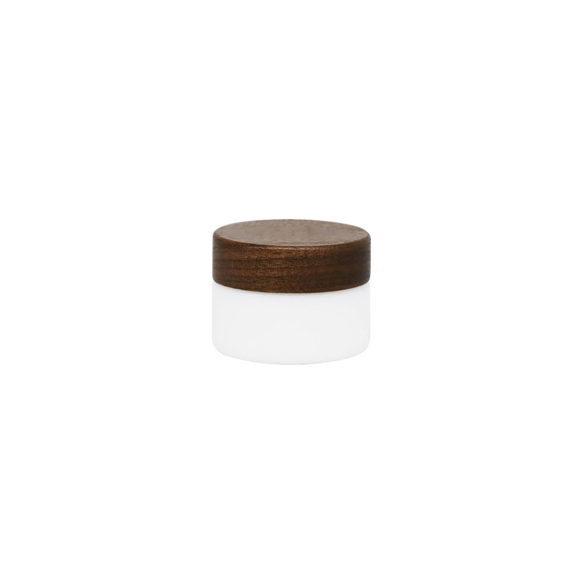 Eco-Friendly 60ml Deeper Color Wooden Cap Aluminum Cosmetic Jar Sustainable Balm & Cream Packaging Eco-Friendly 60ml Deeper Color Wooden Cap Aluminum Cosmetic Jar Sustainable Balm & Cream Packaging