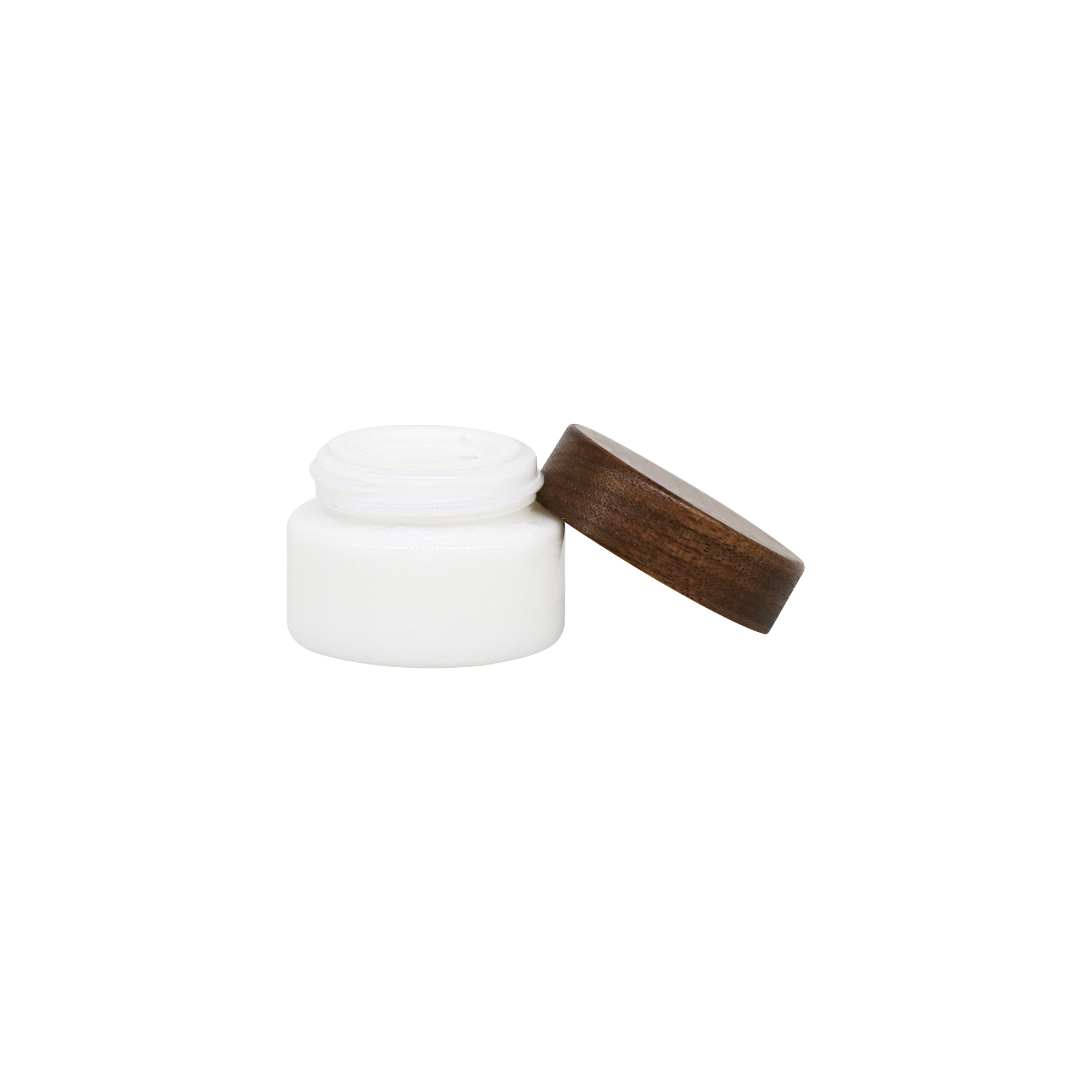 Eco-Friendly 60ml Deeper Color Wooden Cap Aluminum Cosmetic Jar Sustainable Balm & Cream Packaging Eco-Friendly 60ml Deeper Color Wooden Cap Aluminum Cosmetic Jar Sustainable Balm & Cream Packaging