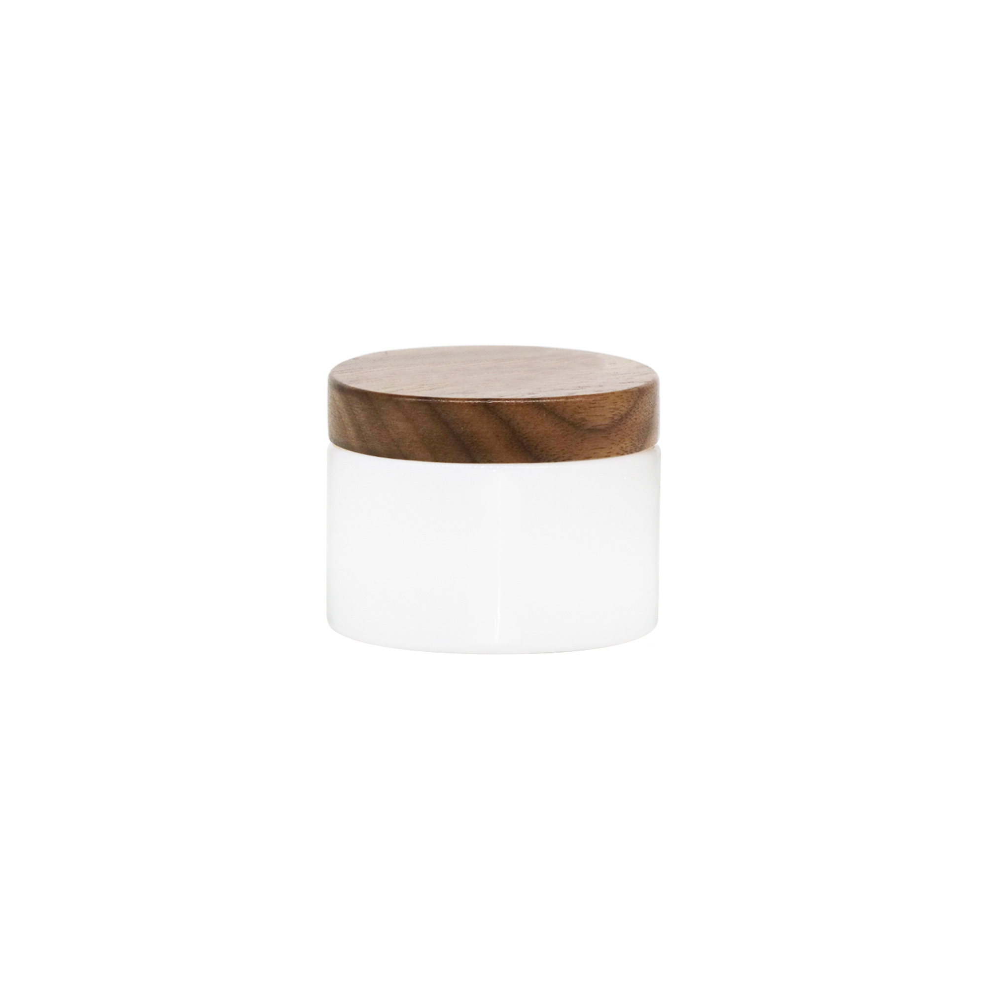 Eco-Friendly 60ml Deeper Color Wooden Cap Aluminum Cosmetic Jar Sustainable Balm & Cream Packaging Eco-Friendly 60ml Deeper Color Wooden Cap Aluminum Cosmetic Jar Sustainable Balm & Cream Packaging