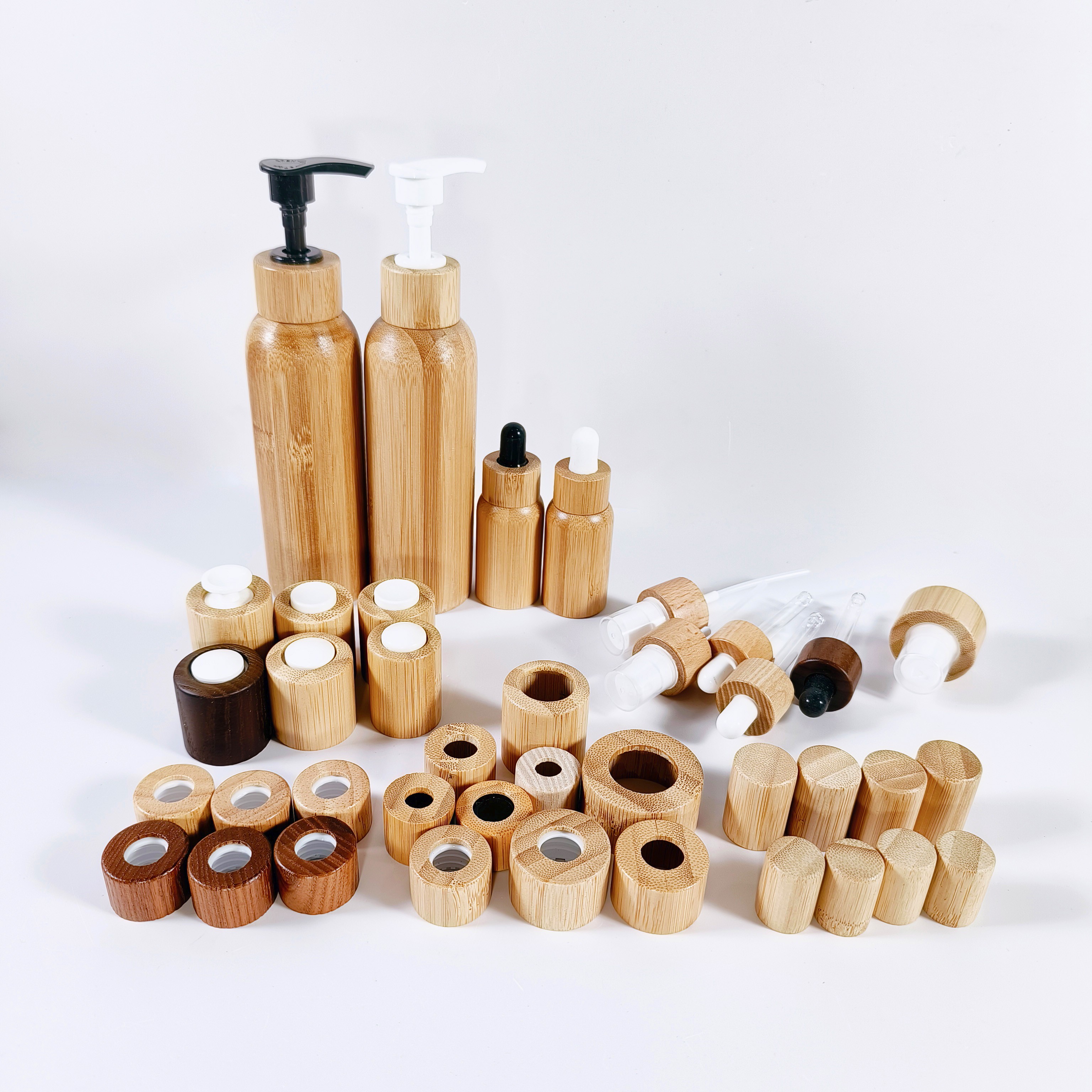 28/410 Wholesale Matte Black Plastic Deeper Pump Lid Bottle with Really Wood Grain Dispenser for Shampoo and Lotion 28/410 Wholesale Matte Black Plastic Deeper Pump Lid Bottle with Really Wood Grain Dispenser for Shampoo and Lotion