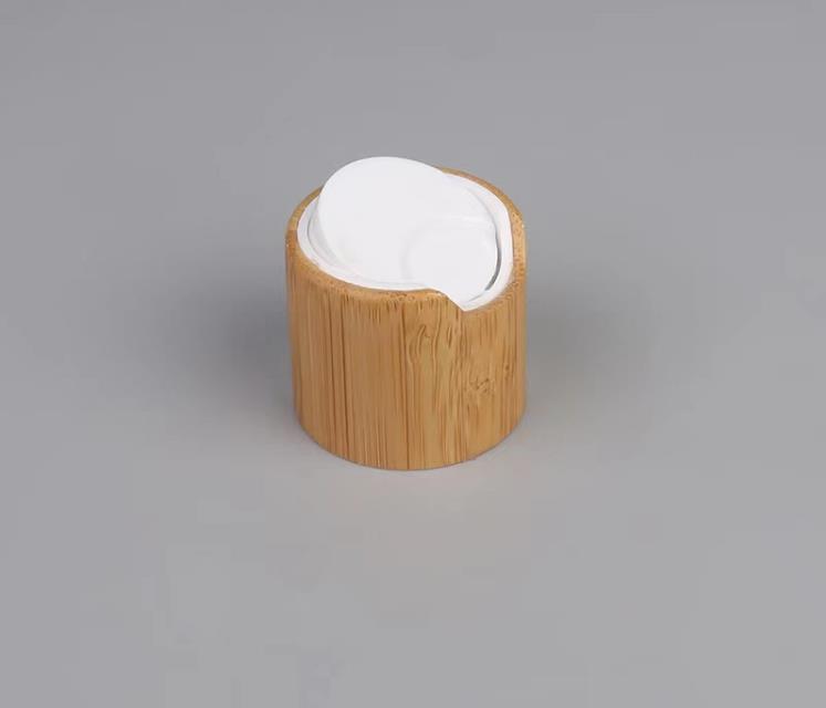 20/410 Custom Eco-Friendly Bamboo Disc Top Cap Wooden Closure for Shampoo Lotion Cosmetic Bottles 20/410 Custom Eco-Friendly Bamboo Disc Top Cap Wooden Closure for Shampoo Lotion Cosmetic Bottles