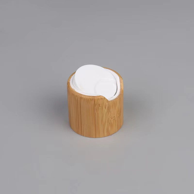 20/410 Custom Eco-Friendly Bamboo Disc Top Cap Wooden Closure for Shampoo Lotion Cosmetic Bottles 20/410 Custom Eco-Friendly Bamboo Disc Top Cap Wooden Closure for Shampoo Lotion Cosmetic Bottles