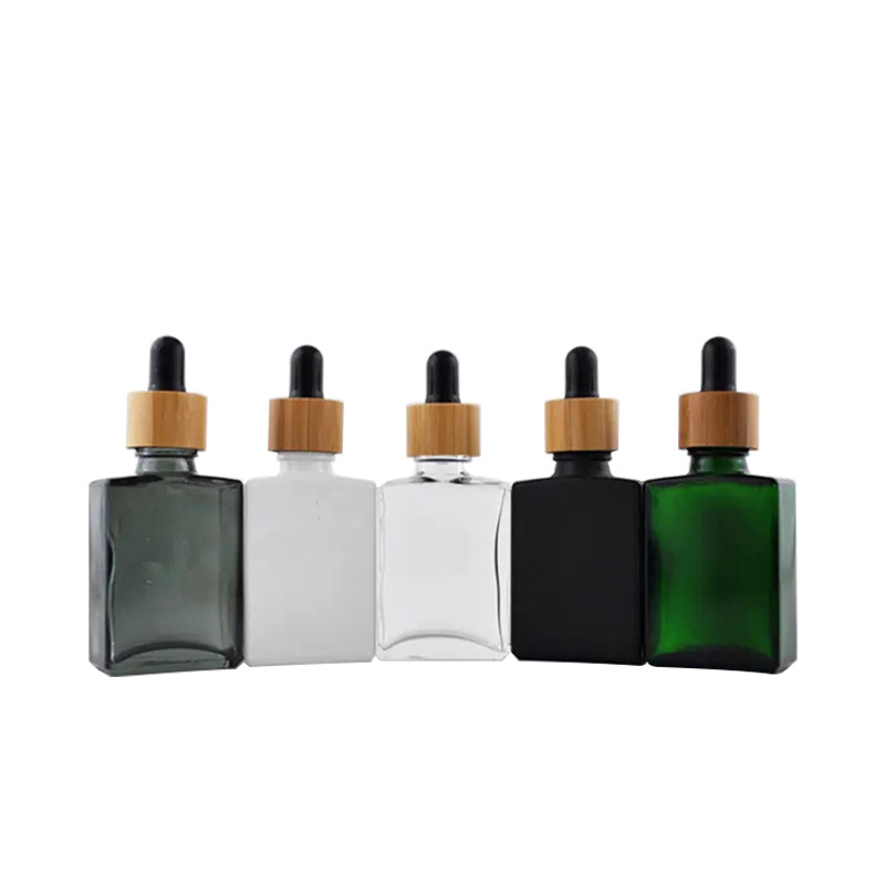 New Rectangular Matte Black 30ml Dropper Bottle with Screw Cap Square Glass for Cosmetic Personal Care Packaging New Rectangular Matte Black 30ml Dropper Bottle with Screw Cap Square Glass for Cosmetic Personal Care Packaging