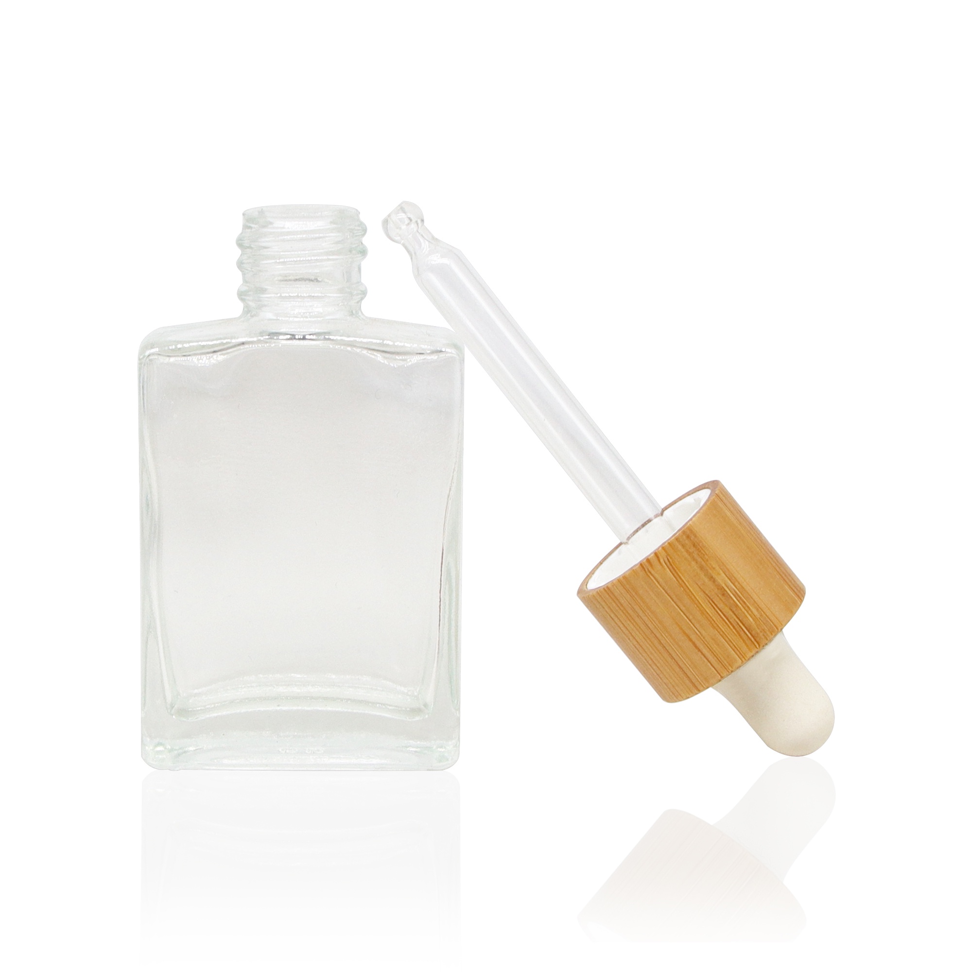 Refillable White clear Glass Dropper Bottles 15ml-100ml with Screw Caps for Cosmetic Serum & Lotion Travel Use Refillable White clear Glass Dropper Bottles 15ml-100ml with Screw Caps for Cosmetic Serum & Lotion Travel Use