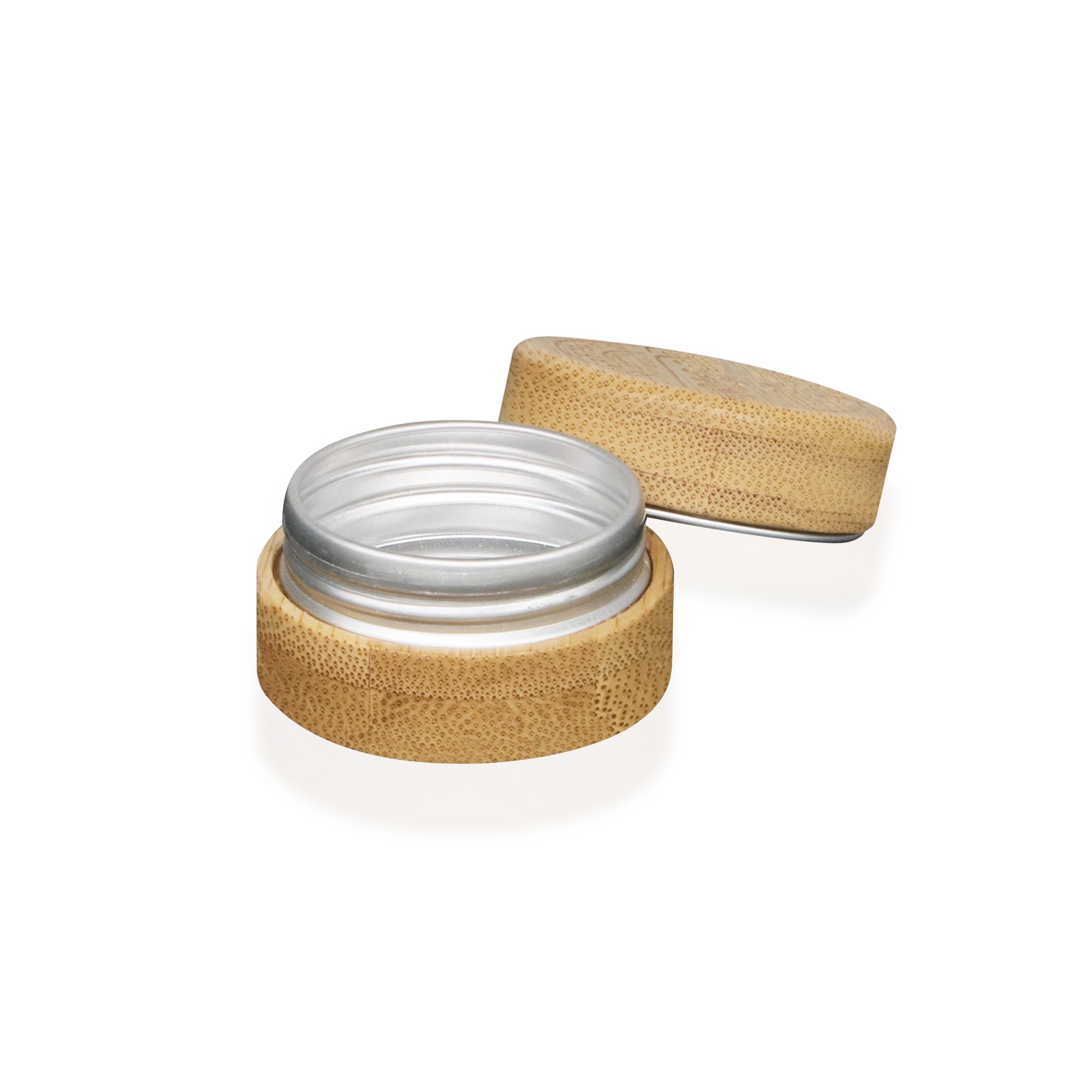 Wholesale Refillable Eco-friendly Bamboo Cream Packaging Hand Cream Aluminum Cosmetic Jars Wholesale Refillable Eco-friendly Bamboo Cream Packaging Hand Cream Aluminum Cosmetic Jars