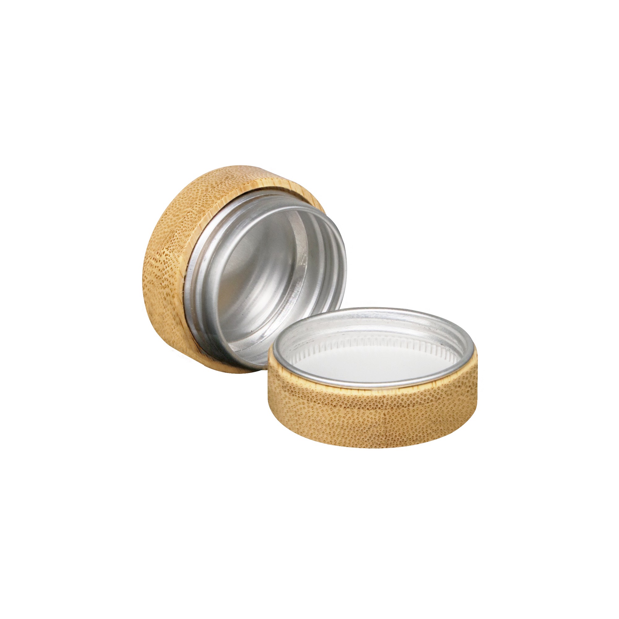 Wholesale Refillable Eco-friendly Bamboo Cream Packaging Hand Cream Aluminum Cosmetic Jars Wholesale Refillable Eco-friendly Bamboo Cream Packaging Hand Cream Aluminum Cosmetic Jars