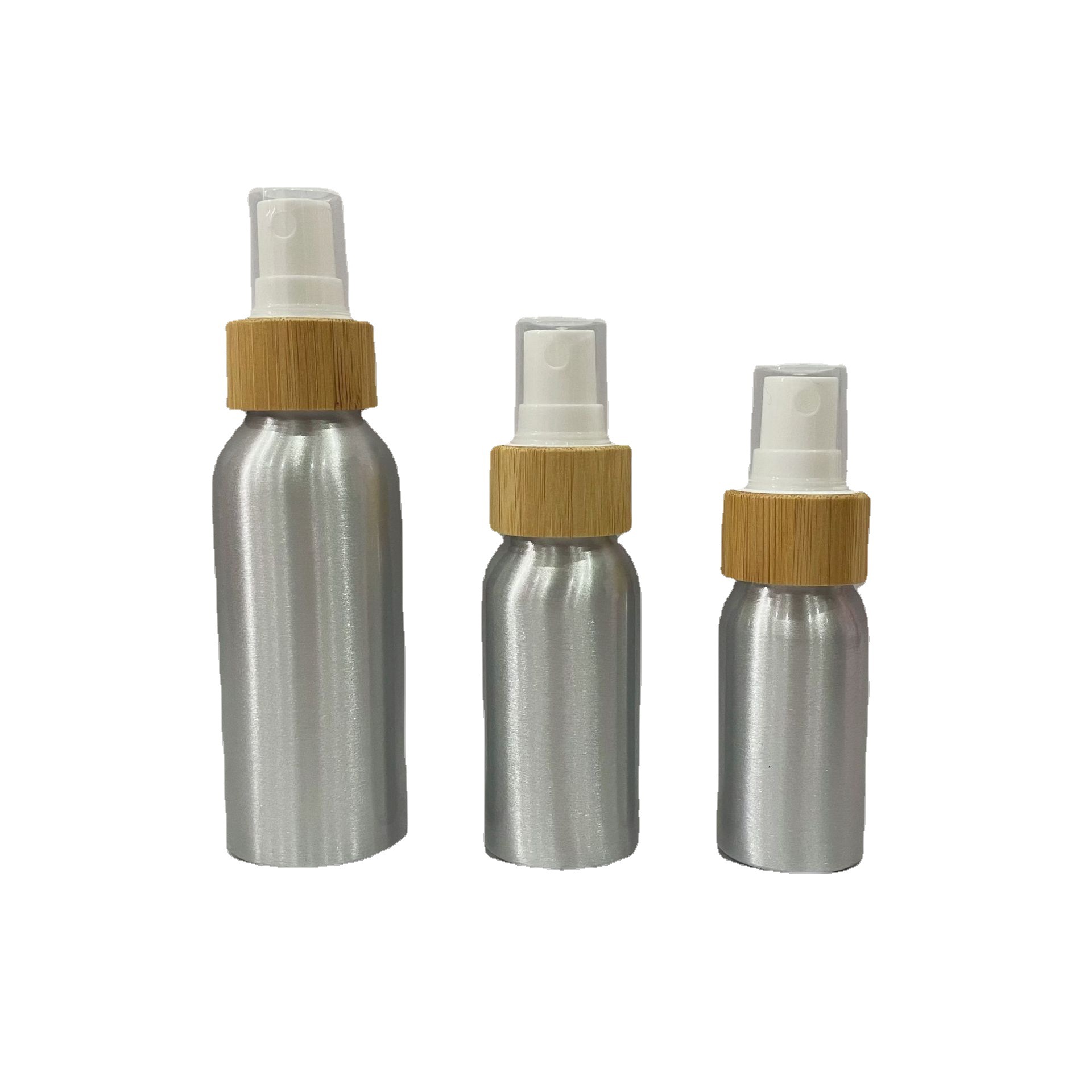 Eco Friendly Custom Natural Bamboo Lotion Pump Aluminum Bottle Sustainable Cosmetic Packaging for Shampoo Liquid Soap Body Wash Eco Friendly Custom Natural Bamboo Lotion Pump Aluminum Bottle Sustainable Cosmetic Packaging for Shampoo Liquid Soap Body Wash