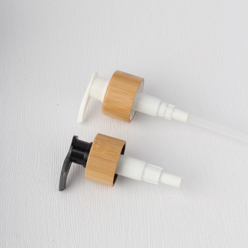 28/410 Black White Plastic Shampoo Pump Free Sample Bamboo Lotion Pump with Bamboo Closure Switch Lock Dispenser Bottle Pump 28/410 Black White Plastic Shampoo Pump Free Sample Bamboo Lotion Pump with Bamboo Closure Switch Lock Dispenser Bottle Pump