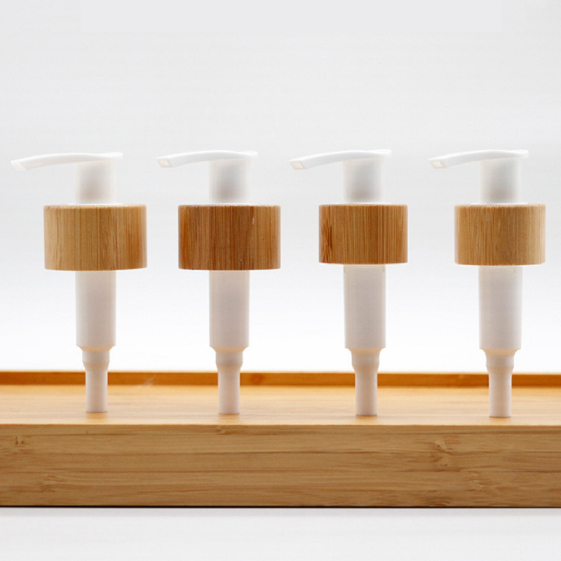 Eco-friendly Wholesale 24/410 28/410 Natural Bamboo Lotion Pump Luxury Dispenser Pump for Cosmetic Bottle Shampoo Soap Liquid Eco-friendly Wholesale 24/410 28/410 Natural Bamboo Lotion Pump Luxury Dispenser Pump for Cosmetic Bottle Shampoo Soap Liquid