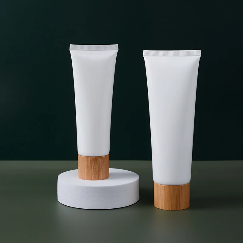 Travel Size 100g Matte White Green Pink Plastic Tube Custom Wholesale Squeeze Tube with Screw Cap Travel Size 100g Matte White Green Pink Plastic Tube Custom Wholesale Squeeze Tube with Screw Cap
