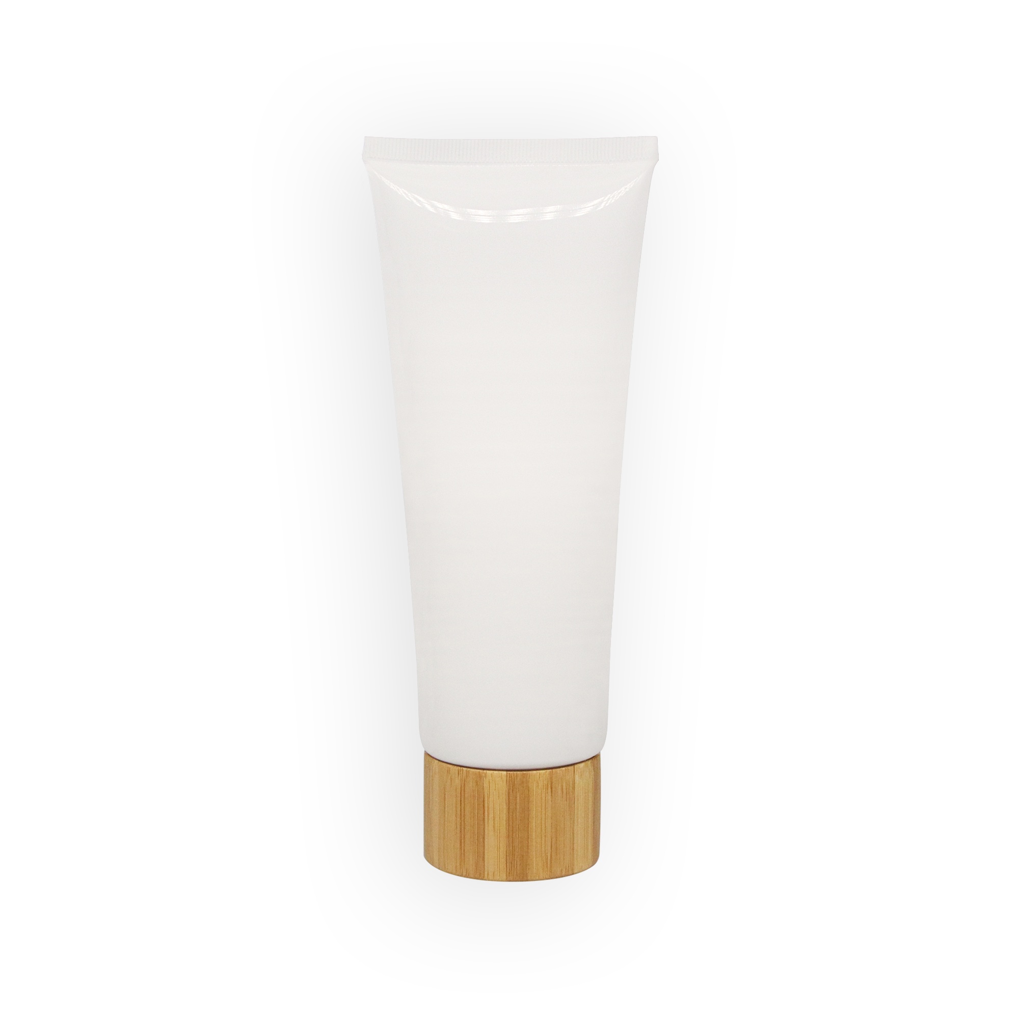 Eco-Friendly Transparent Cosmetic Packaging Customizable Hand & Body Lotion Tubes with Bamboo Lid